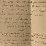 ...oppure con un pi� esplicito: �I love you Amelia, yours always Bill�